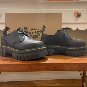 Dr. Martens Audrick Napa Leather Platform Oxfords
